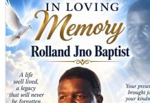 Business entrepreneur Roland Jno Baptiste has passed away