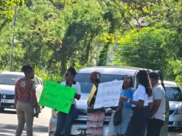 Parents protest