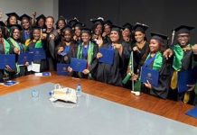 Students from Dominica celebrated at Monroe University’s annual commencement in Castries Students